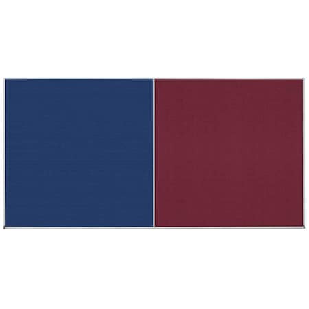 United Visual Products Enclosed Corkboard, 1 Door, 18"x24", 4" Fra UV3414-SATIN-RUBBER